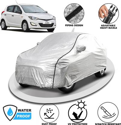 FABTEC Car Cover For Hyundai i20 (With Mirror Pockets)