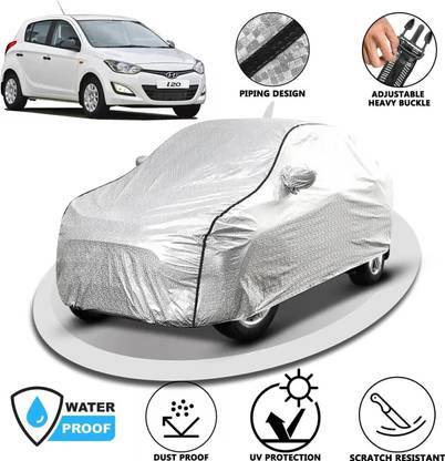 FABTEC Car Cover For Hyundai i20 (With Mirror Pockets)