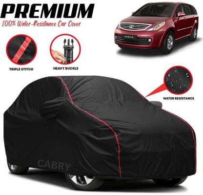 CABRY Car Cover For Tata Aria, Aria Pleasure 4x2, Aria Pride 4x4, Aria Pure LX 4x2 (With Mirror Pockets)