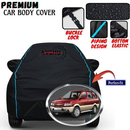 AYSHU Car Cover For Chevrolet Tavera, Tavera 2.5 L, Tavera 2.5 lt, Tavera 7 STR, Tavera 8 Seater, Tavera BS IV Rhino, Tavera BS3, Tavera BSII, Tavera Bs4, Tavera Neo 2 LS, Tavera Neo 3 10 Seats BSIII, Tavera Neo 3 LS 10 Seats BSIII, Tavera Neo 3 LS 7 C BSIII, Tavera Neo 3 LS 7 Seats BSIII, Tavera Neo 3 LT 7 C BSIII, Tavera Neo 3 LT 8 Seats BSIII, Tavera Neo 3 LT 9 Seats BSIII, Tavera Neo 3 Max 10 Seats BSIII, Tavera Neo 3 Max 7 Seats BSIII (With Mirror Pockets)