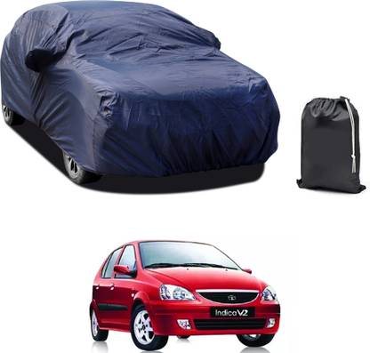 GOSHIV-car and bike accessories Car Cover For Tata Indica V2 (With Mirror Pockets)