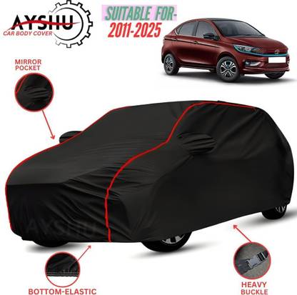AYSHU Car Cover For Tata Tigor, Tigor 1.05 Revotorq XE, Tigor 1.05 Revotorq XM, Tigor 1.05 Revotorq XT, Tigor 1.05 Revotorq XZ (With Mirror Pockets)