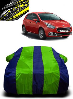 FRONCH Car Cover For Fiat Punto EVO 1.2 Active (With Mirror Pockets)