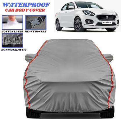 Grizzly Car Cover For Maruti Suzuki Swift Dzire, Swift Dzire 1.2L, Swift Dzire 1.3L, Swift Dzire AMT ZDI, Swift Dzire EX (With Mirror Pockets)
