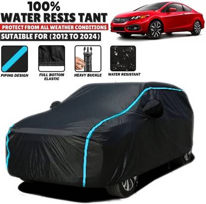 Mwiss Car Cover For Honda Civic, Civic 1.8, Civic 1.8S ivtec, Civic Facelift, Civic Hybrid, Civic RS, Civic Sedan, Civic Sedan EX, Civic Sedan EX-L, Civic Sedan EX-T, Civic Sedan Touring, Civic Sport, Civic V Petrol, Civic VTI, Civic VTI-L, Civic VTI-LN, Civic VTI-LX, Civic VTI-S, Civic VX Diesel, Civic VX Petrol, Civic ZX Diesel, Civic ZX Petrol (With Mirror Pockets)