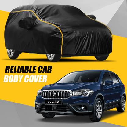 AUCTIMO Car Cover For Maruti Suzuki S-Cross (With Mirror Pockets)