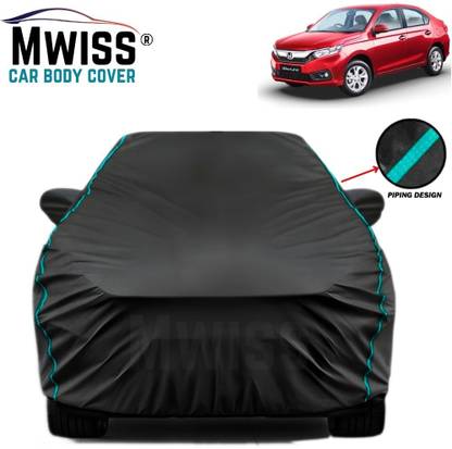 Mwiss Car Cover For Honda Amaze, Universal For Car (With Mirror Pockets)