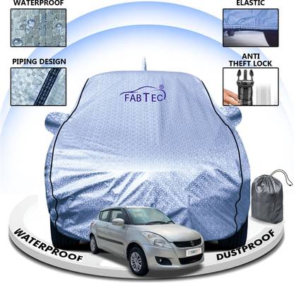 FABTEC Car Cover For Maruti Suzuki Dzire (With Mirror Pockets)