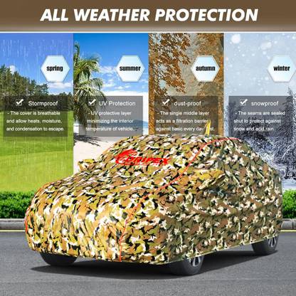 DRIPEX Car Cover For Jeep Compass (With Mirror Pockets)