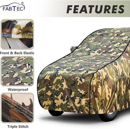 FABTEC Car Cover For Maruti Suzuki Swift (With Mirror Pockets)