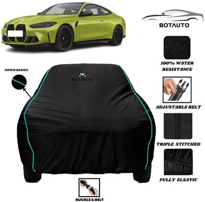 BOTAUTO Car Cover For BMW M4, Universal For Car (Without Mirror Pockets)
