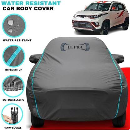 LE PRA Car Cover For Mahindra KUV100 NXT, KUV100 NXT D75 K2, KUV100 NXT D75 K2 Diesel, KUV100 NXT D75 K2 Plus, KUV100 NXT D75 K2 Plus Diesel, KUV100 NXT D75 K4 Plus, KUV100 NXT D75 K4 Plus 5Str, KUV100 NXT D75 K4 Plus 5Str Diesel, KUV100 NXT D75 K4 Plus Diesel, KUV100 NXT D75 K6 Plus, KUV100 NXT D75 K6 Plus 5Str (With Mirror Pockets)
