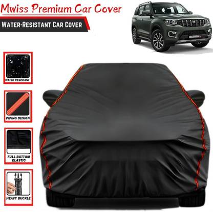 Mwiss Car Cover For Mahindra Scorpio N, Universal For Car (With Mirror Pockets)