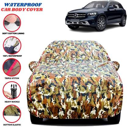 Grizzly Car Cover For Mercedes Benz GLC, GLC 200 Petrol, GLC 220d 4MATIC Diesel, GLC 220d 4MATIC Sport, GLC 220d 4MATIC Style, GLC 300 4MATIC Sport, GLC 43 AMG Coupe, GLC Class 220d Celebration Edition, GLC Class 300 Celebration Edition, GLC Coupe (With Mirror Pockets)