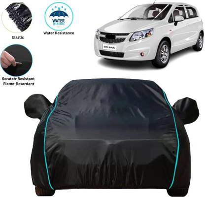 BOTAUTO Car Cover For Chevrolet Sail, Sail 1.2 Base, Sail 1.2 LS, Sail 1.2 LS ABS, Sail 1.2 LT ABS (With Mirror Pockets)