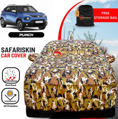 AUTOMOZEXO Car Cover For Tata Punch (With Mirror Pockets)