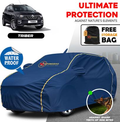 AUTOMOZEXO Car Cover For Renault Triber RXE, Triber RXL, Triber RXZ, Triber RXE Petrol, Triber RXZ Petrol (With Mirror Pockets)