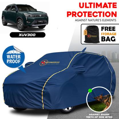 AUTOMOZEXO Car Cover For Mahindra XUV 300 (With Mirror Pockets)