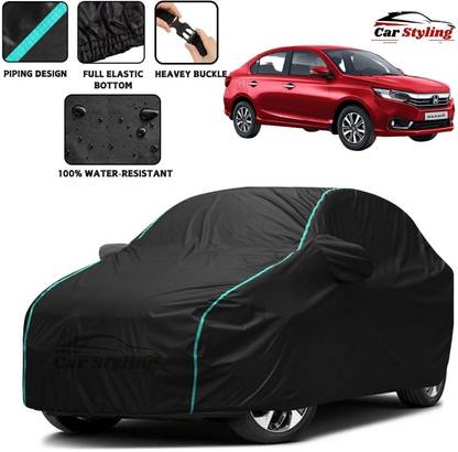 Car Styling Car Cover For Honda Amaze, Amaze E i-DTEC, Amaze E i-VTEC, Amaze EX, Amaze LX, Universal For Car (With Mirror Pockets)