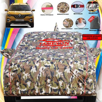 FAMEXON Car Cover For Renault Triber (With Mirror Pockets)