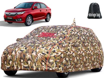 FAMEXON Car Cover For Honda Amaze (With Mirror Pockets)