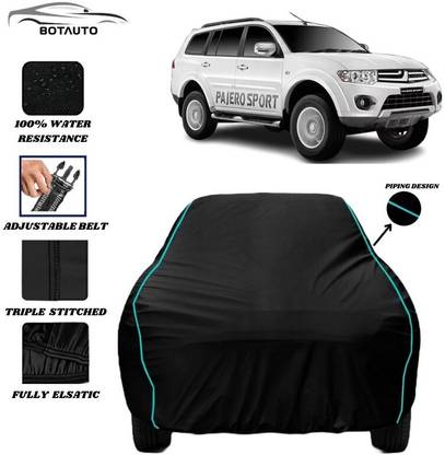 BOTAUTO Car Cover For Mitsubishi Pajero, Pajero Sport, Pajero Sport 4X2 AT, Universal For Car (Without Mirror Pockets)