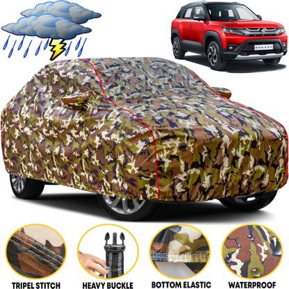 TAXZONE Car Cover For Maruti Vitara Brezza, Vitara Brezza Facelift (With Mirror Pockets)
