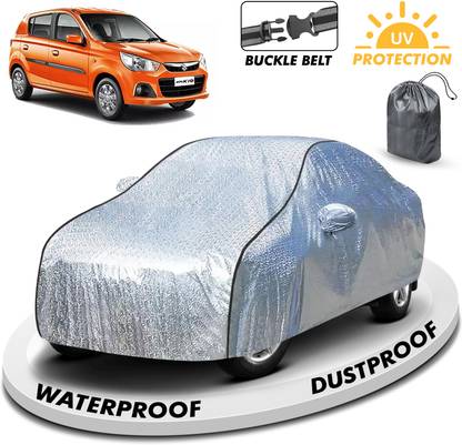 FABTEC Car Cover For Maruti Suzuki Alto K10 (With Mirror Pockets)