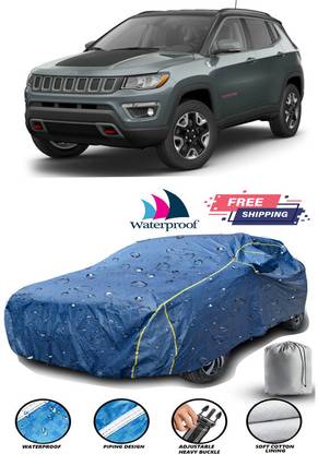 AUTOGARH Car Cover For Jeep Jeep (With Mirror Pockets)