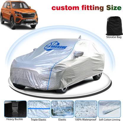 GARREGE Car Cover For Skoda Kushaq (With Mirror Pockets)