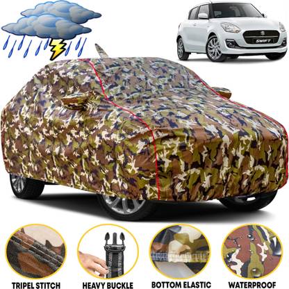TAXZONE Car Cover For Maruti, Maruti Suzuki Swift, Swift LDI, Swift LXI, Swift RS, Swift VDI, Swift VXI, Swift XDI, Swift ZDi, Swift ZXI (With Mirror Pockets)