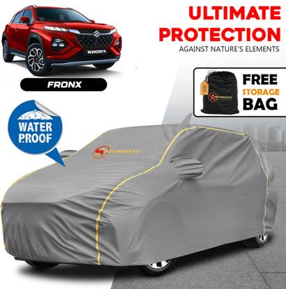 AUTOMOZEXO Car Cover For Maruti Suzuki Fronx (With Mirror Pockets)