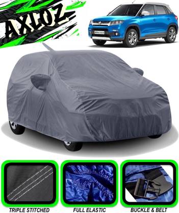 AXLOZ Car Cover For Maruti Suzuki Vitara Brezza (With Mirror Pockets)
