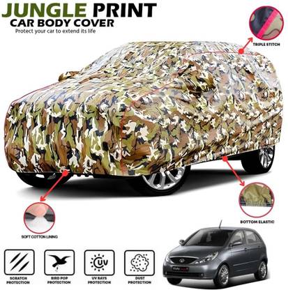 Mwiss Car Cover For Tata Indica, Indica D90, Indica DLX, Indica Dicor, Indica Grande, Indica Manza, Indica Marina, Indica Quadra Jet, Indica Turbo, Indica V2, Indica V3, Indica Vista, Indica Vista Aqua, Indica Vista Terra, Indica Xeta, Indica eV2, Indica eV2 Emax CNG GLS, Indica eV2 Emax CNG GLX, Indica eV2 LS BSIII, Indica eV2 LX BSIII, Indica eV2 eLS, Indica eV2 eLX (With Mirror Pockets)