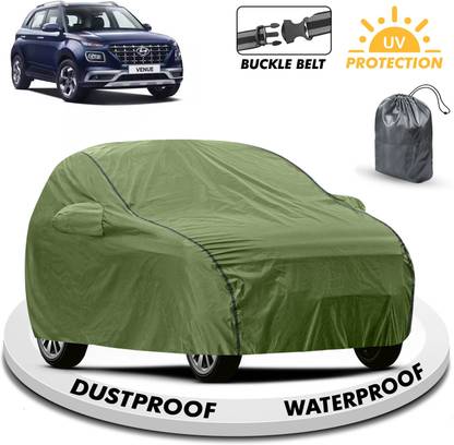FABTEC Car Cover For Hyundai Venue (With Mirror Pockets)