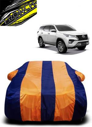 FRONCH Car Cover For Toyota Fortuner 2.8 4WD MT Diesel (With Mirror Pockets)