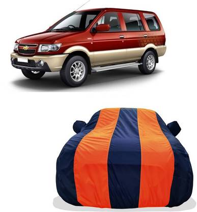 Tricway Car Cover For Chevrolet Tavera (With Mirror Pockets)