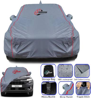 GARREGE Car Cover For Kia SELTOS, SELTOS (With Mirror Pockets)