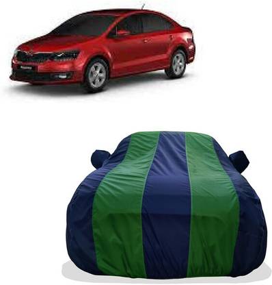 Tricway Car Cover For Skoda Rapid 1.6 MPI Ambition (With Mirror Pockets)