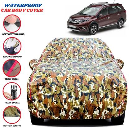 Grizzly Car Cover For Honda BR-V, BRV, BRV i-DTEC E MT, BRV i-DTEC S MT, BRV i-DTEC S MT Diesel, BRV i-DTEC V MT, BRV i-DTEC V MT Diesel, BRV i-DTEC VX MT, BRV i-DTEC VX MT Diesel, BRV i-VTEC E MT, BRV i-VTEC E MT Petrol, BRV i-VTEC S MT, BRV i-VTEC S MT Petrol, BRV i-VTEC V CVT Petrol, BRV i-VTEC V MT, BRV i-VTEC V MT Petrol, BRV i-VTEC VX MT Petrol (With Mirror Pockets)
