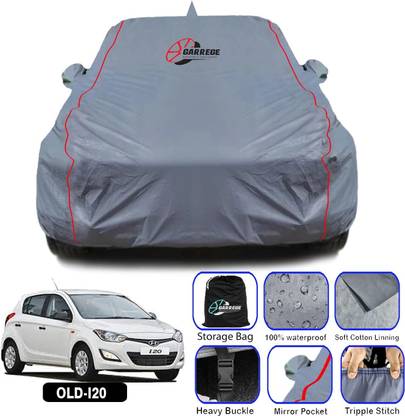 GARREGE Car Cover For Hyundai i20 (With Mirror Pockets)