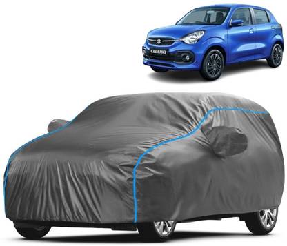 KroniX Car Cover For Maruti Suzuki Celerio, Universal For Car (With Mirror Pockets)