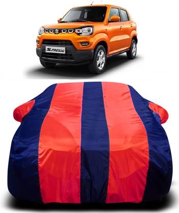 R Rayvin Star Car Cover For Maruti Suzuki S-Presso (With Mirror Pockets)