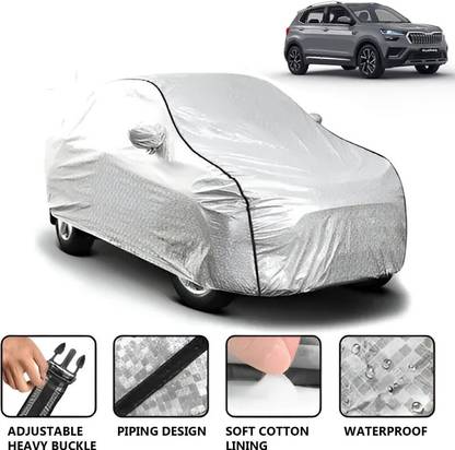 CARZEX Car Cover For Skoda Kushaq (With Mirror Pockets)