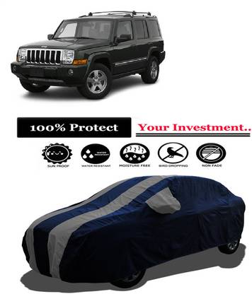 Amexride Car Cover For Jeep Commander 2WD Disc Break (With Mirror Pockets)