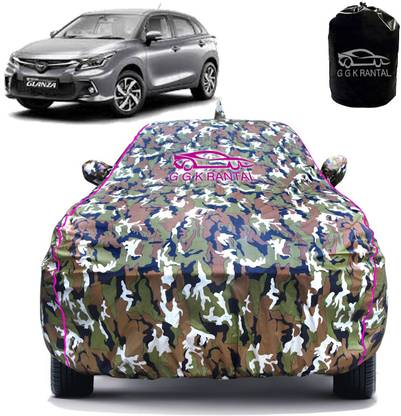 G G K RANTAL Car Cover For Toyota Glanza (With Mirror Pockets)