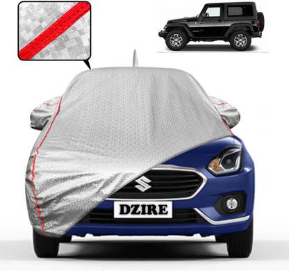 SPIRITED Car Cover For Mahindra Thar, Thar 700 CRDe ABS Diesel, Thar CRDe, Thar CRDe ABS Diesel, Thar DI 4X2, Thar DI 4X2 PS, Thar DI 4X4 (With Mirror Pockets)