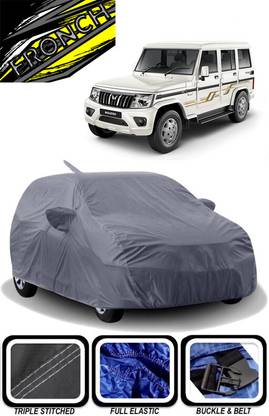 FRONCH Car Cover For Mahindra Bolero SLX 2WD BSIII (With Mirror Pockets)