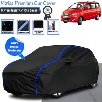 Mwiss Car Cover For Chevrolet Enjoy, Enjoy 1.3 TCDi LS 7, Enjoy 1.3 TCDi LS 8, Enjoy 1.4 LT 7, Universal For Car (With Mirror Pockets)