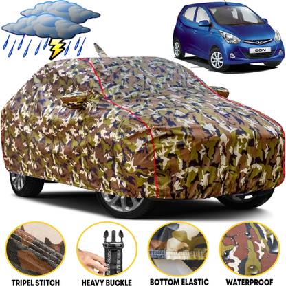 TAXZONE Car Cover For Hyundai Eon, EON Era Plus, EON D Lite, EON Magna Plus, EON Sportz (With Mirror Pockets)